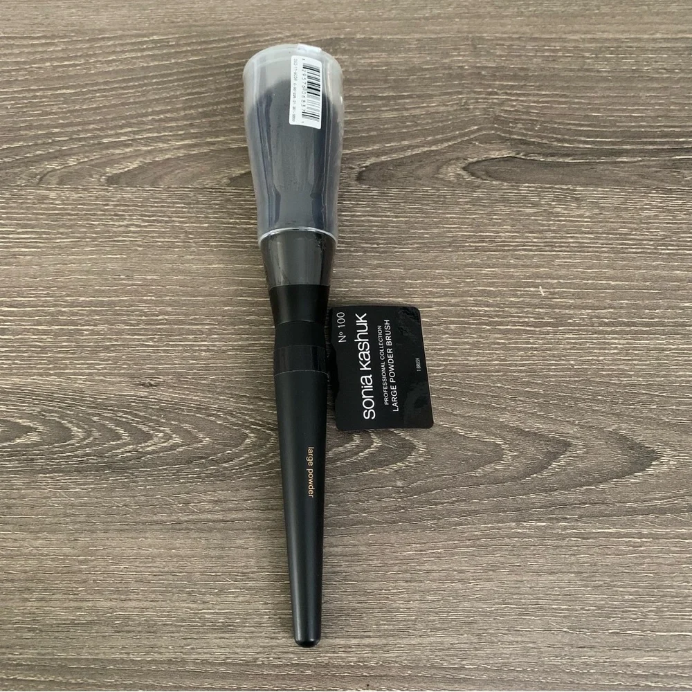 Sonia Kashuk Number 100 Large Powder Brush Black New Professional